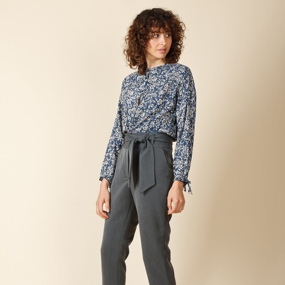 Indigo Blue Printed Shirt - Picture 3 of 5